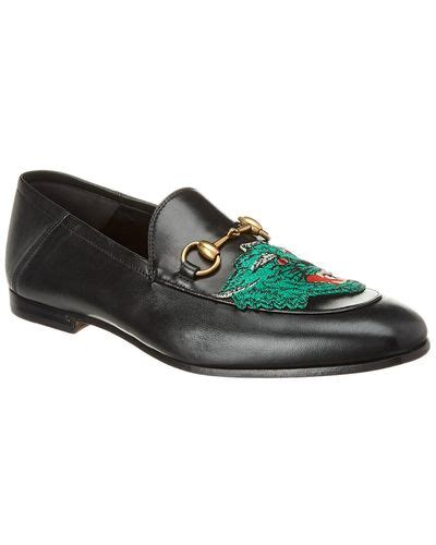 gucci jaguar leather loafer|Gucci fringe loafer.